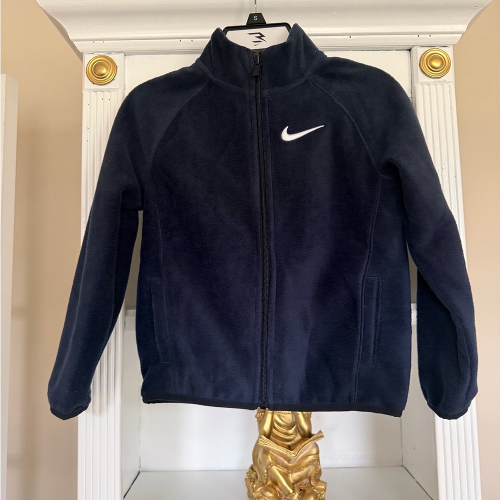 Nike Kids Dark Blue Fleece Jacket